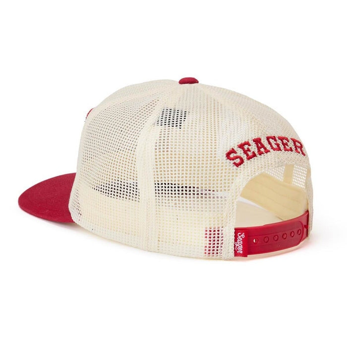 Keep It Country Mesh Trucker in Cream/Red