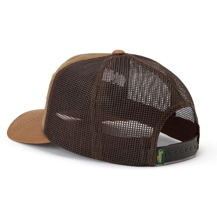 Wilson Waxed Canvas Snapback in Tan