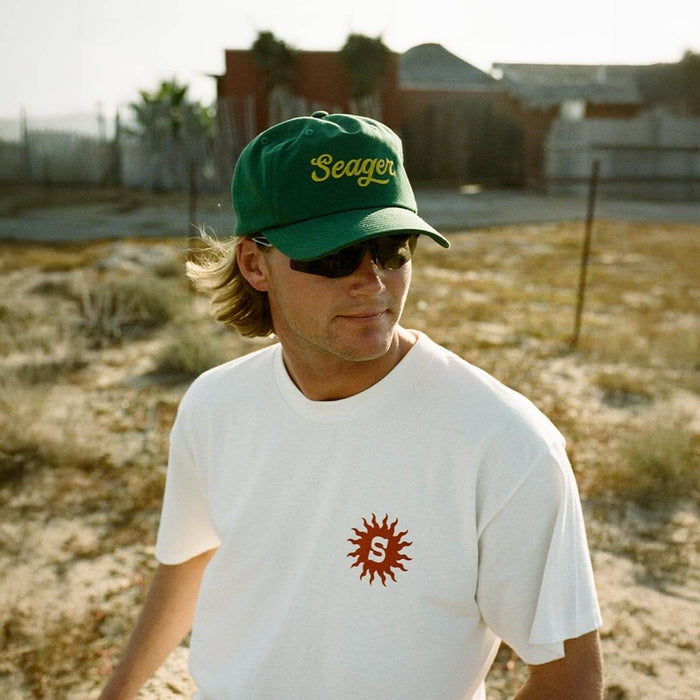 Big Twill Snapback in Olive Green