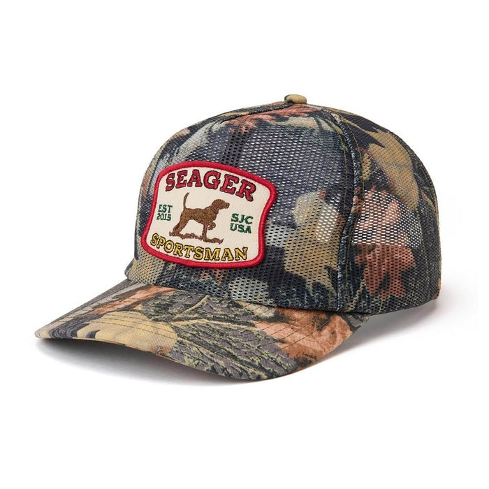 Sportsman Mesh Trucker Snapback in SJC Camo