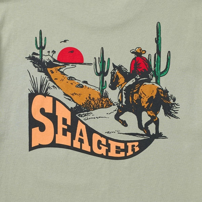 Long Ride Tee in Desert Green