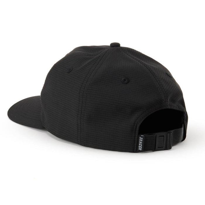 Uphill Tech Strapback Hat in Black