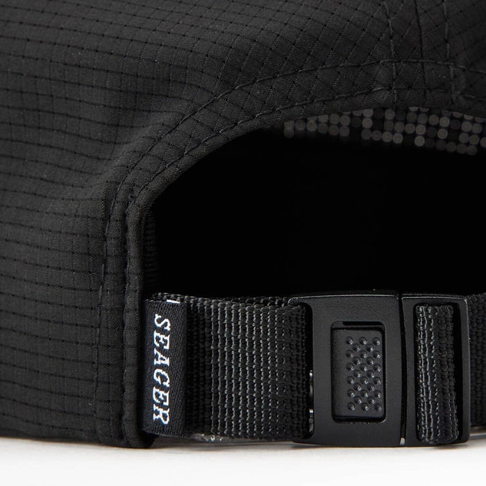 Uphill Tech Strapback Hat in Black