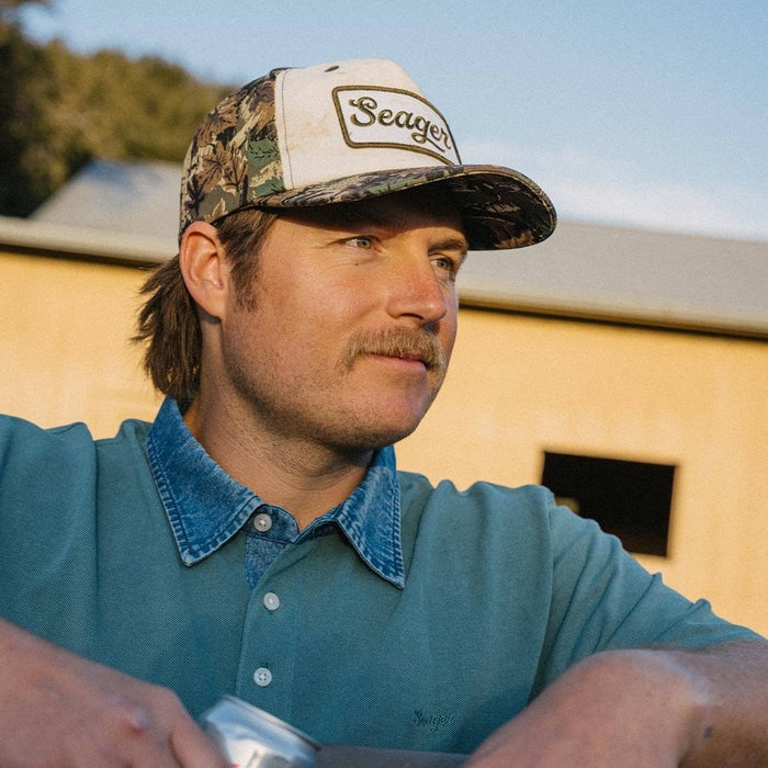 Uncle Bill Snapback in Camo/Cream