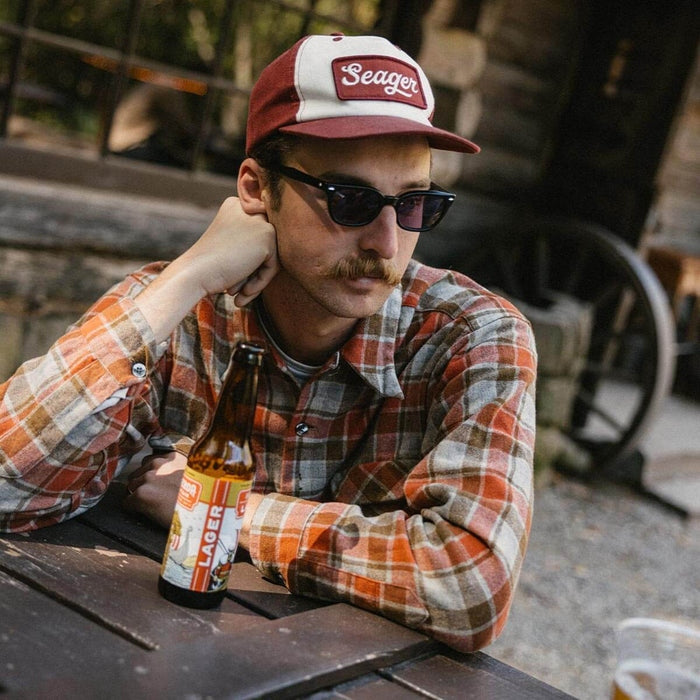 Uncle Bill Snapback in Red/White