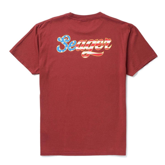 USA Russ Tee in Roasted Red