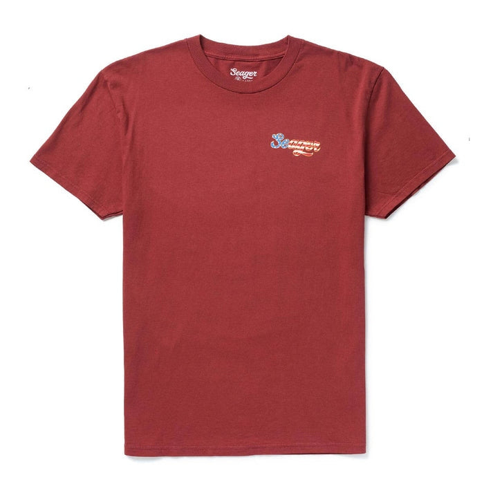 USA Russ Tee in Roasted Red