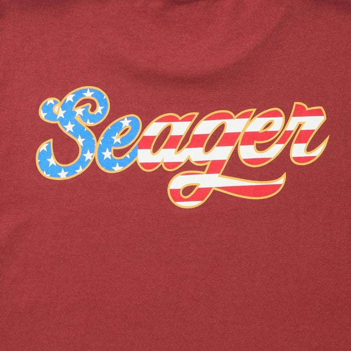 USA Russ Tee in Roasted Red