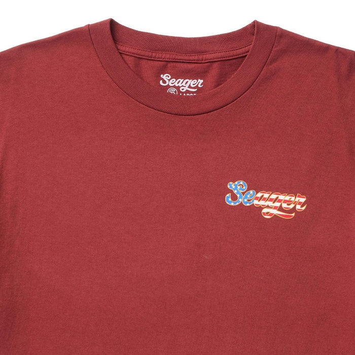 USA Russ Tee in Roasted Red