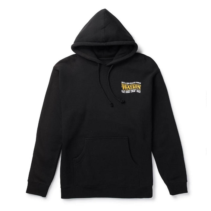 Seager x Waylon Jennings Good Hearted Woman Hoodie Black