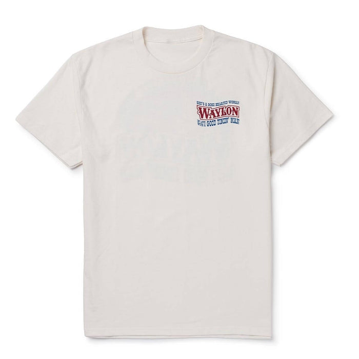 Seager x Waylon Jennings Good Hearted Woman Tee Vintage White