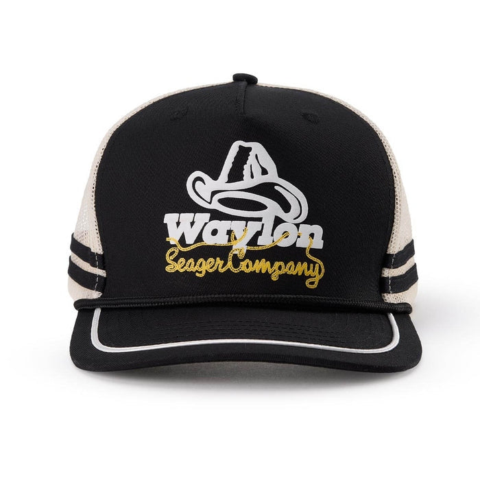 Seager x Waylon Jennings Lasso Lash Trucker Black