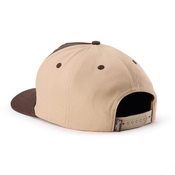 Raised Right Trucker Snapback in Brown