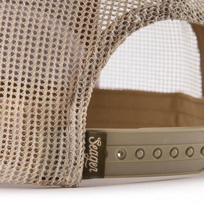 Wilson Waxed Canvas Snapback in Tan/Green