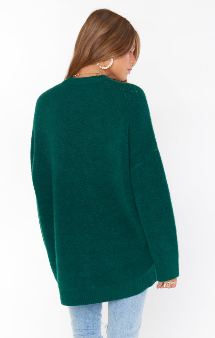 Classic Crewneck Sweater in Martini