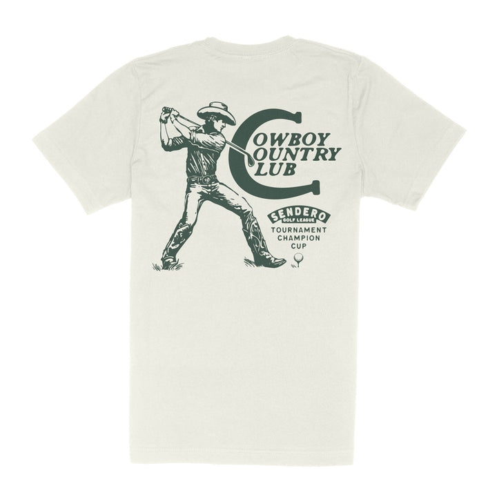 Cowboy Country Club T-shirt in Vintage White
