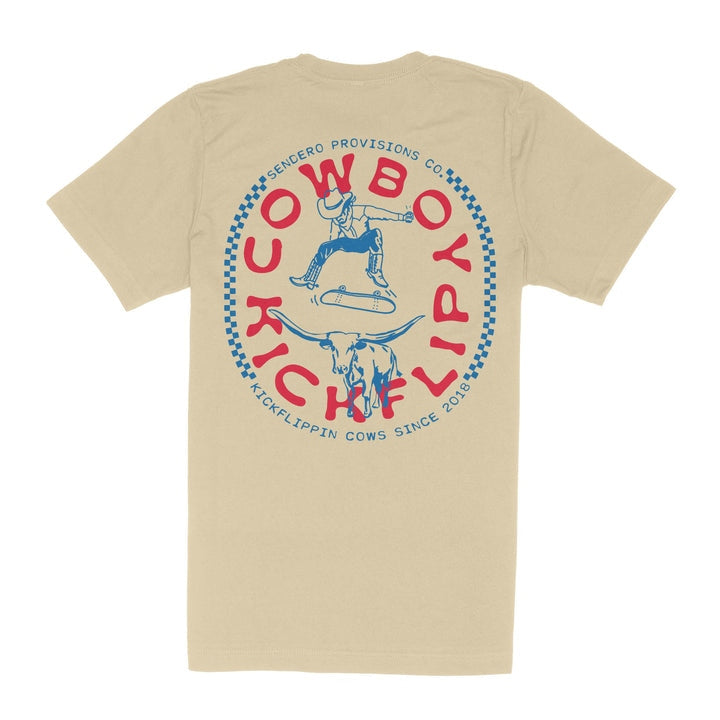 Cowboy Kickflip T-shirt in Cream
