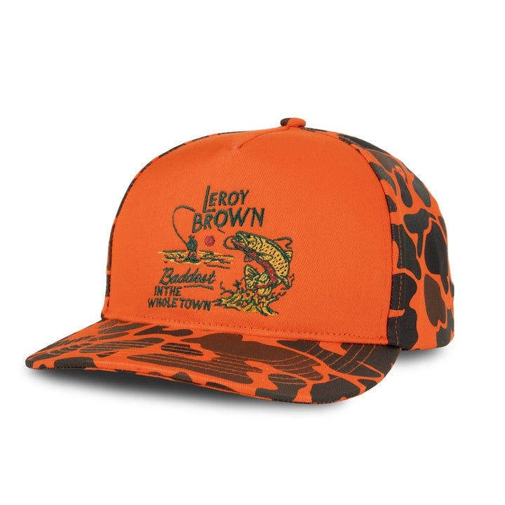 Leroy Brown Hat in Orange Camo