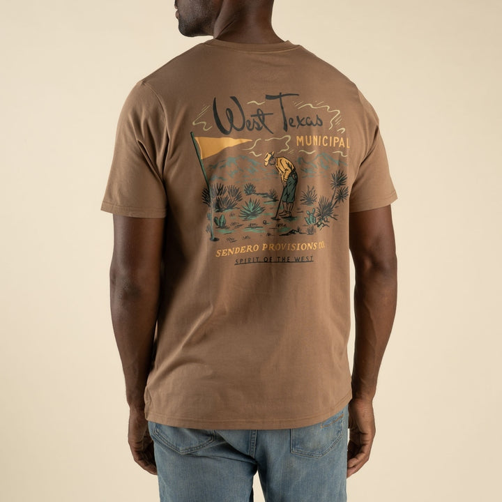 West Texas Municipal T-shirt in Light Brown