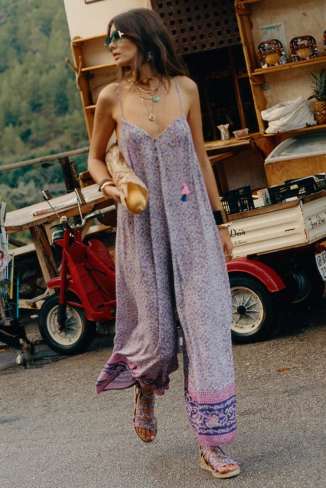 Spell Little Bird Jumpsuit in Berry