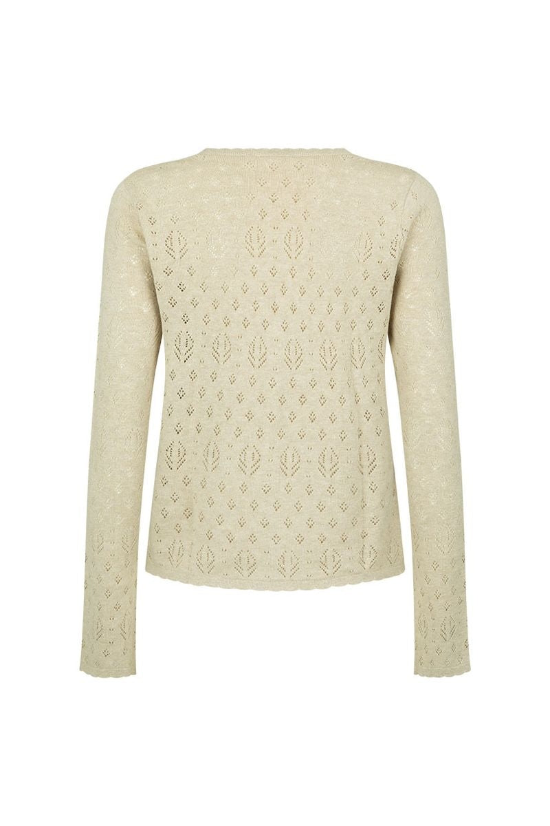 Rhodes Knit Cardigan in Sand