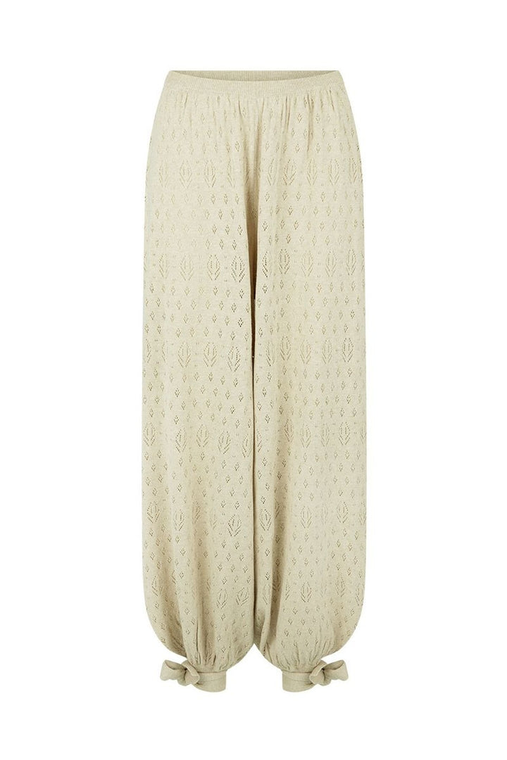 Rhodes Knit Harem Pant in Sand