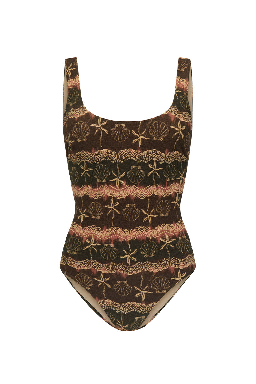 Mermaid Cove One Piece Espresso