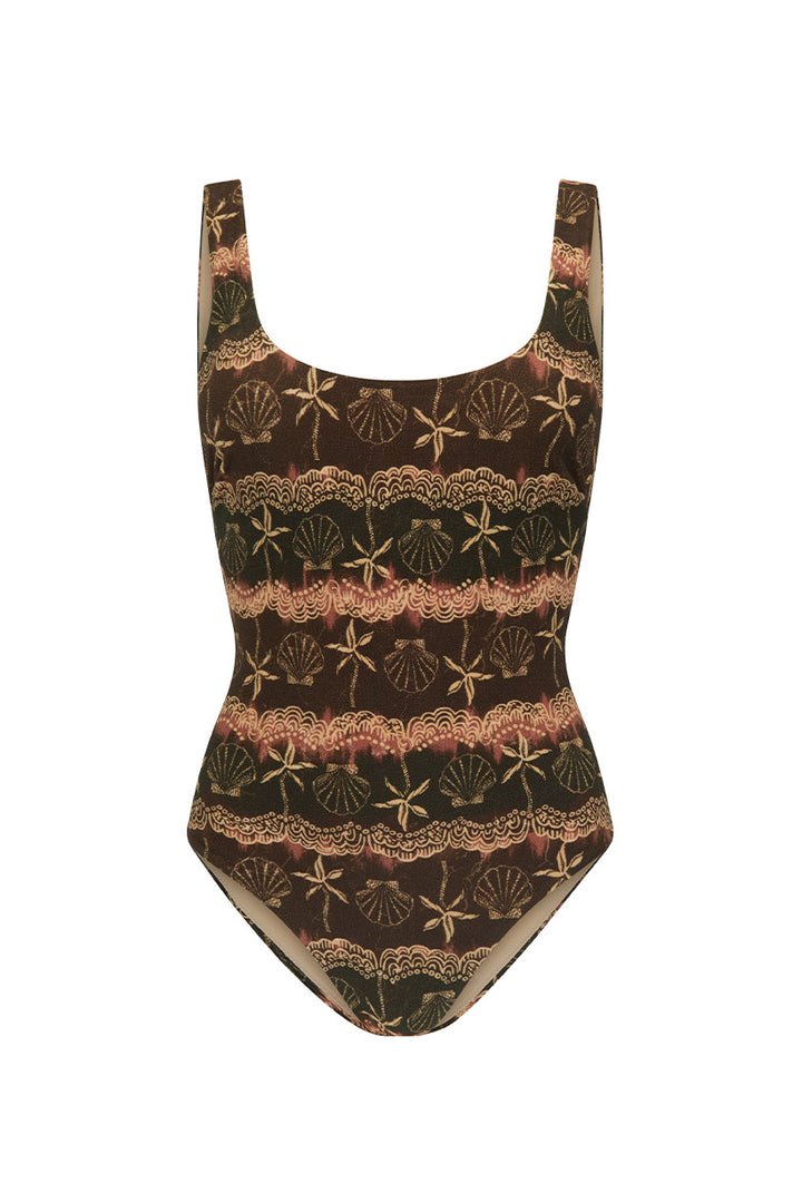 Mermaid Cove One Piece Espresso