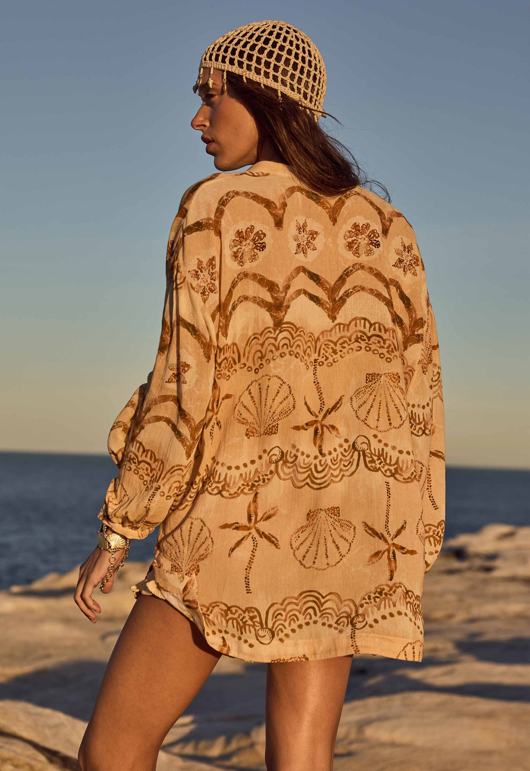 Mermaid Cove Shirt Tan