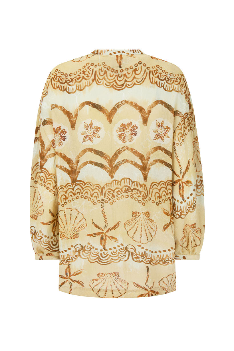 Mermaid Cove Shirt Tan