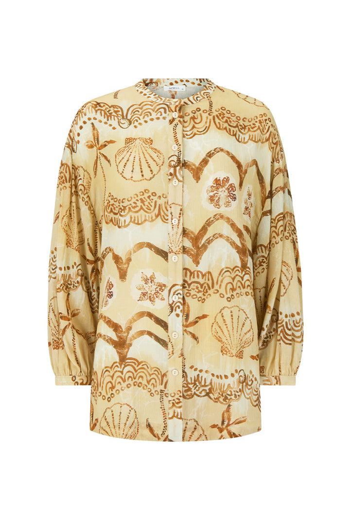 Mermaid Cove Shirt Tan