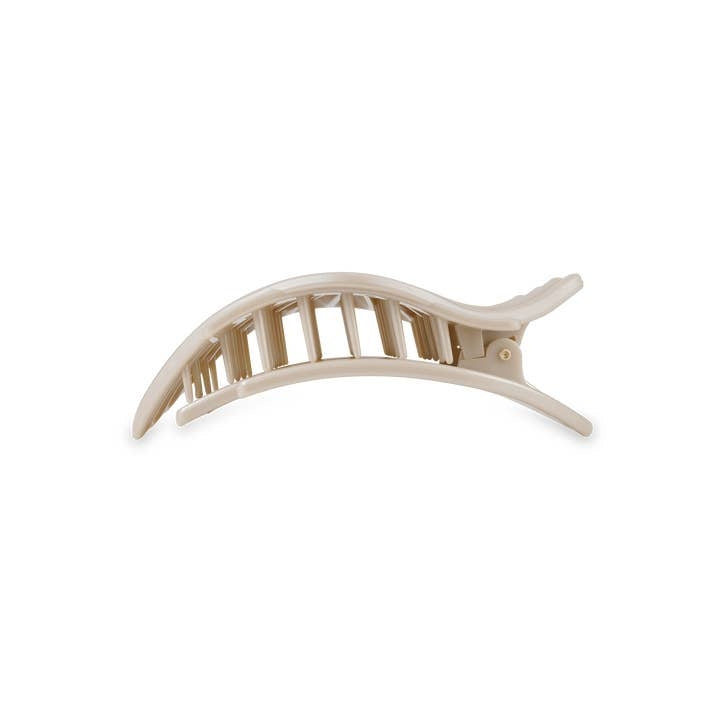Teleties Flat Hair Claw Clip Shimmering Shell
