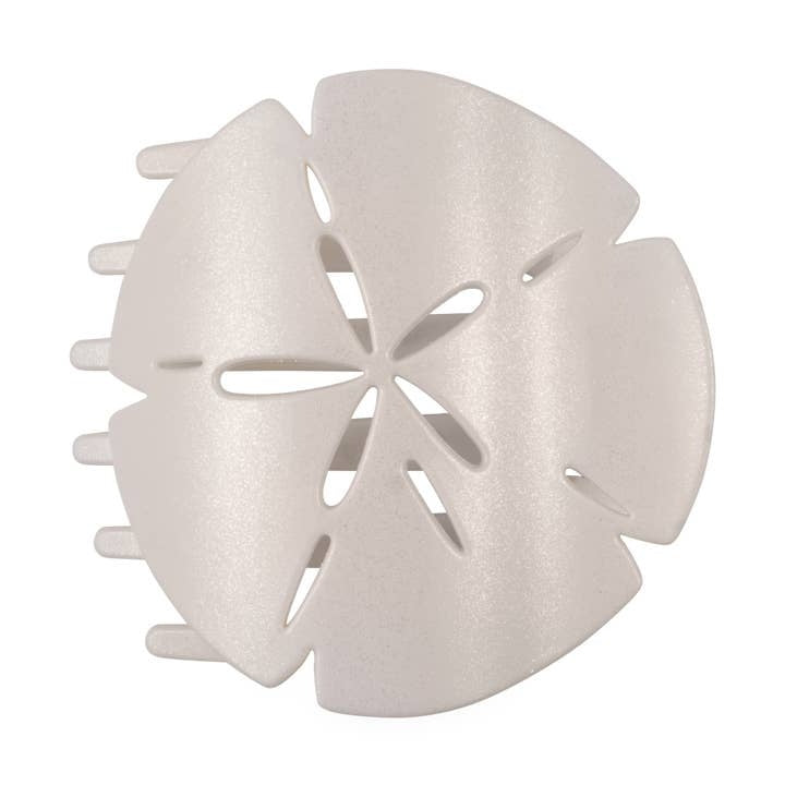 Teleties Flat Clip Large Sand Dollar