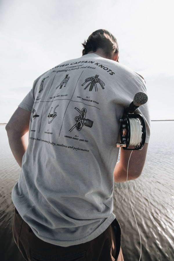 Tangled Up Tee in Dark Grey