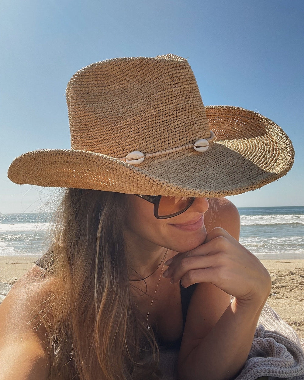 Reed Raffia Cowboy in Natural