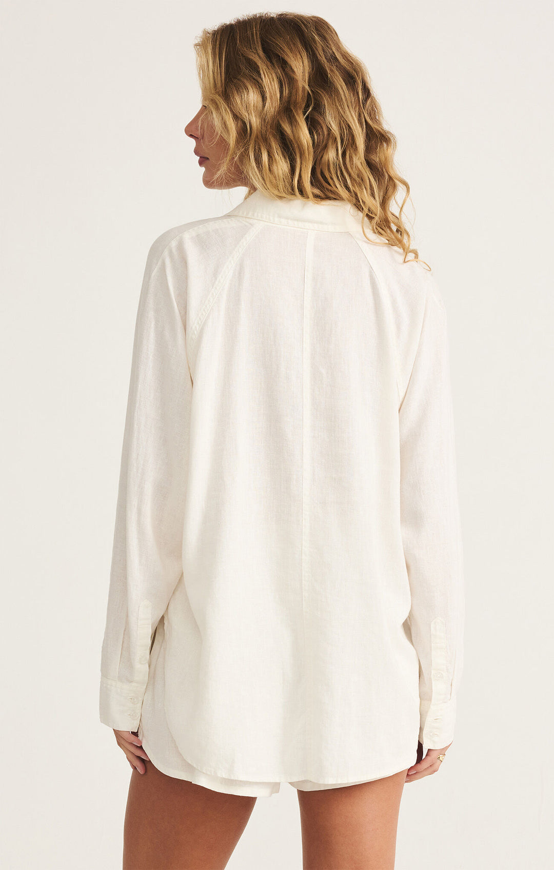 The Perfect Linen Top in White