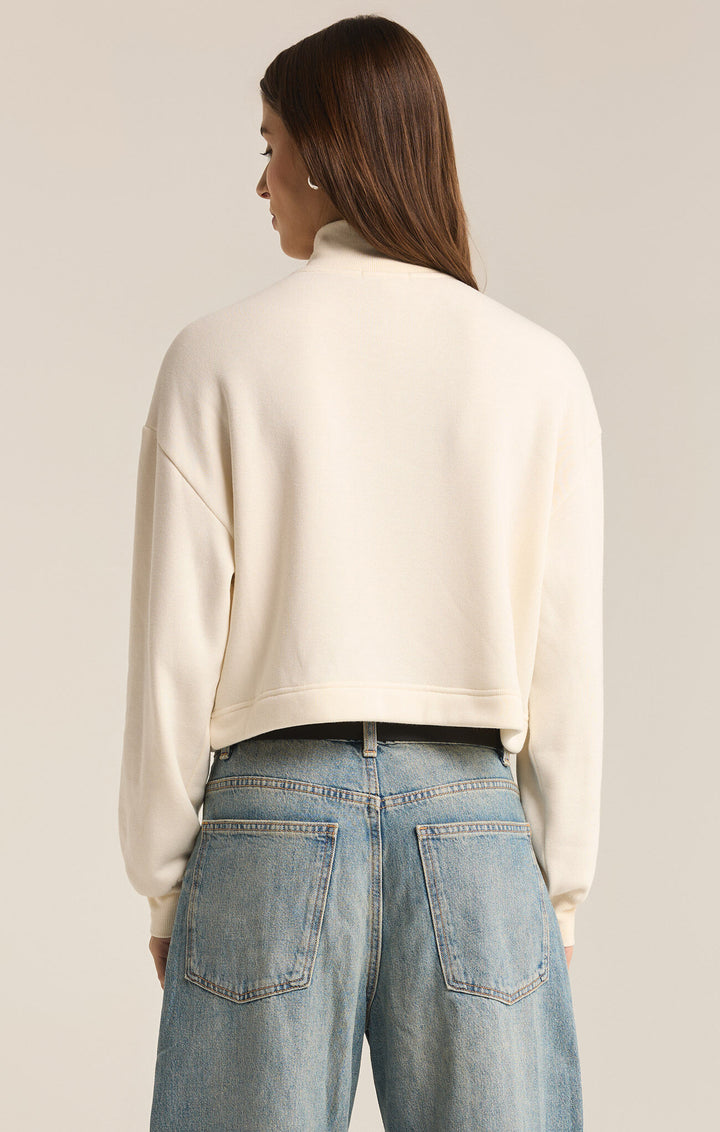 Feeling the Moment Sweatshirt in Sea Salt