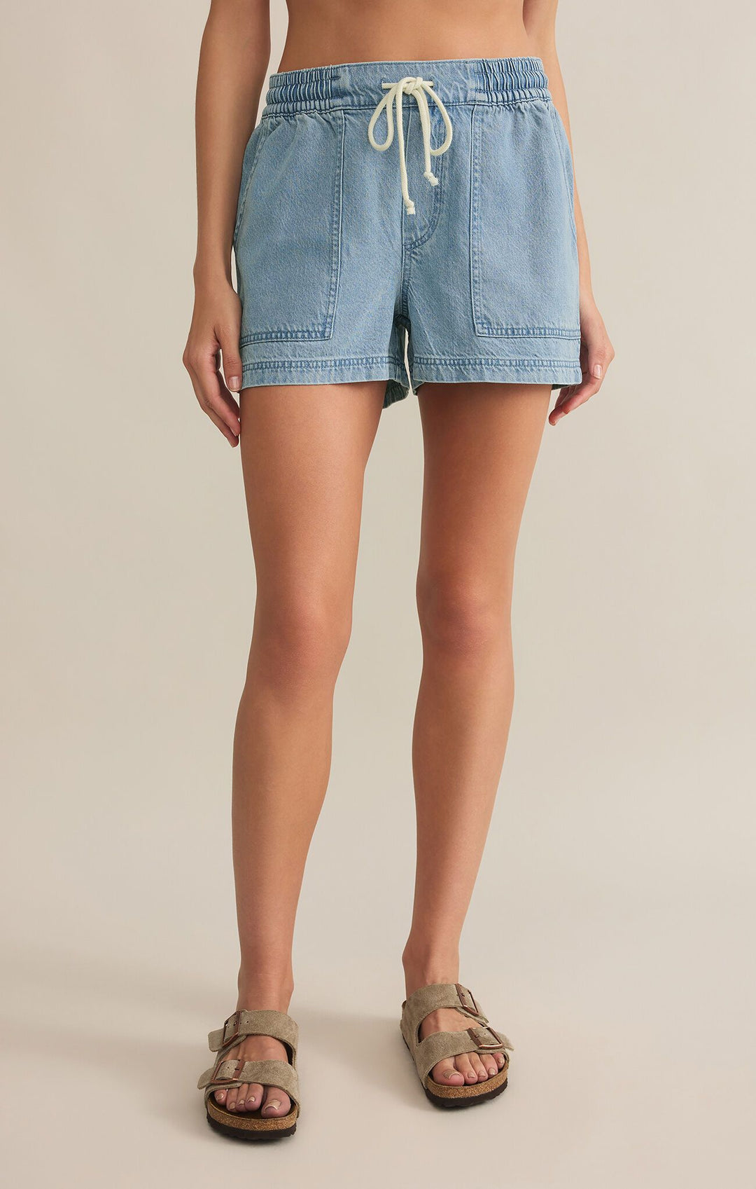 Summerland Denim Short in Light Vintage Indigo