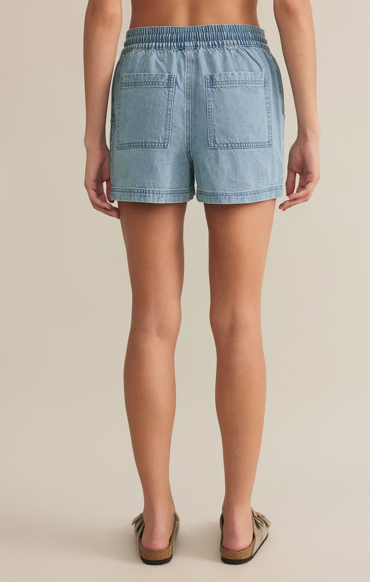 Summerland Denim Short in Light Vintage Indigo