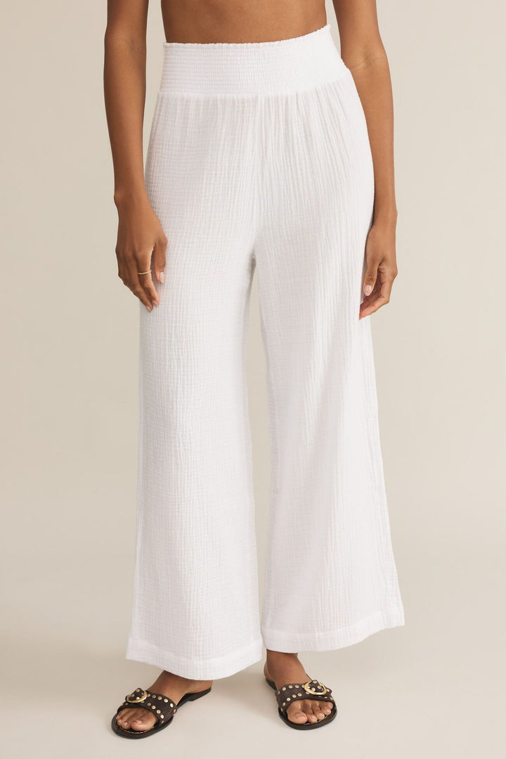 Cassidy Full Length Pant in White