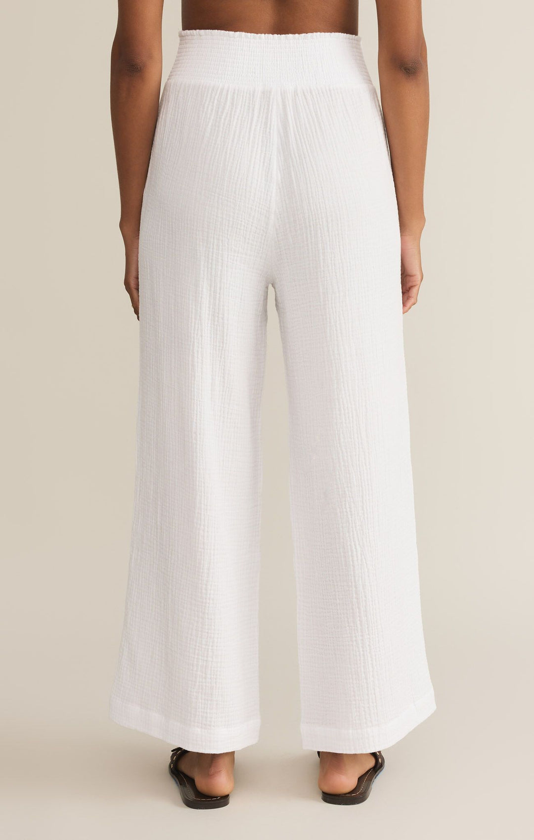 Cassidy Full Length Pant in White