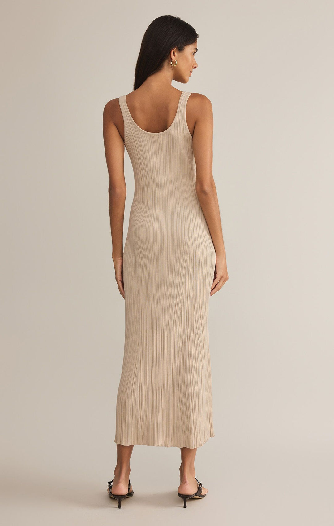 Salinas Midi Dress in Sandshell