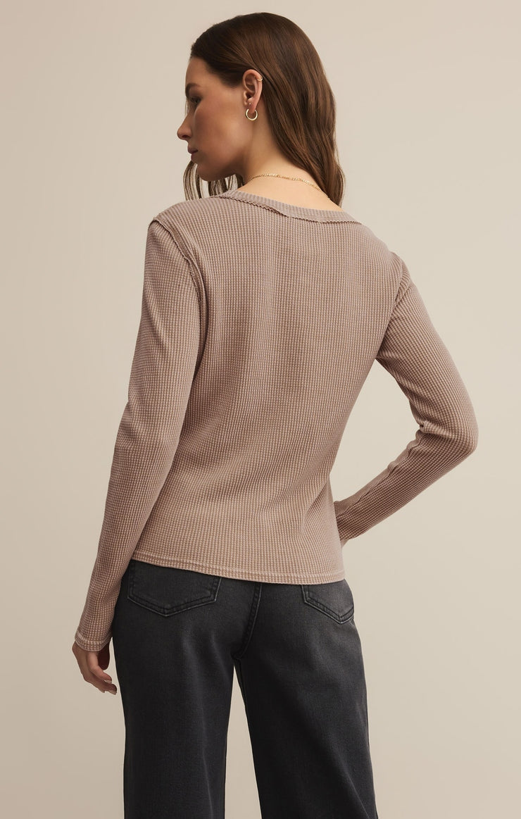 Arlet Mini Thermal Top in Desert Tan