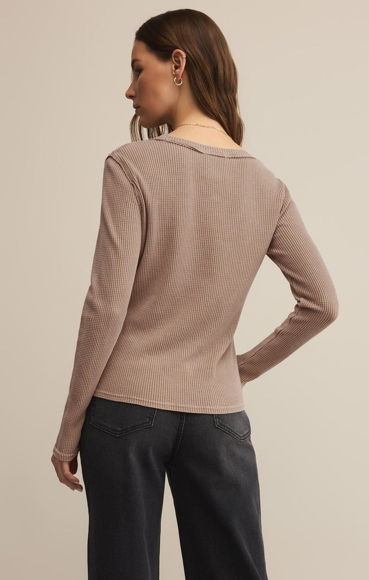Arlet Mini Thermal Top in Desert Tan