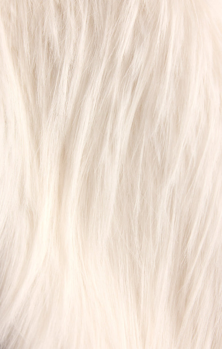 Cyndi Faux Fur Jacket in Warm White