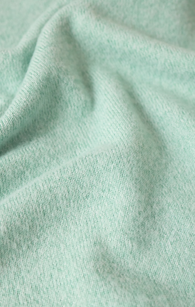 Dawn Smocked Soft Knit Pant in Crystal Green