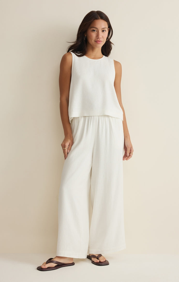 Scout Linen Pant in White