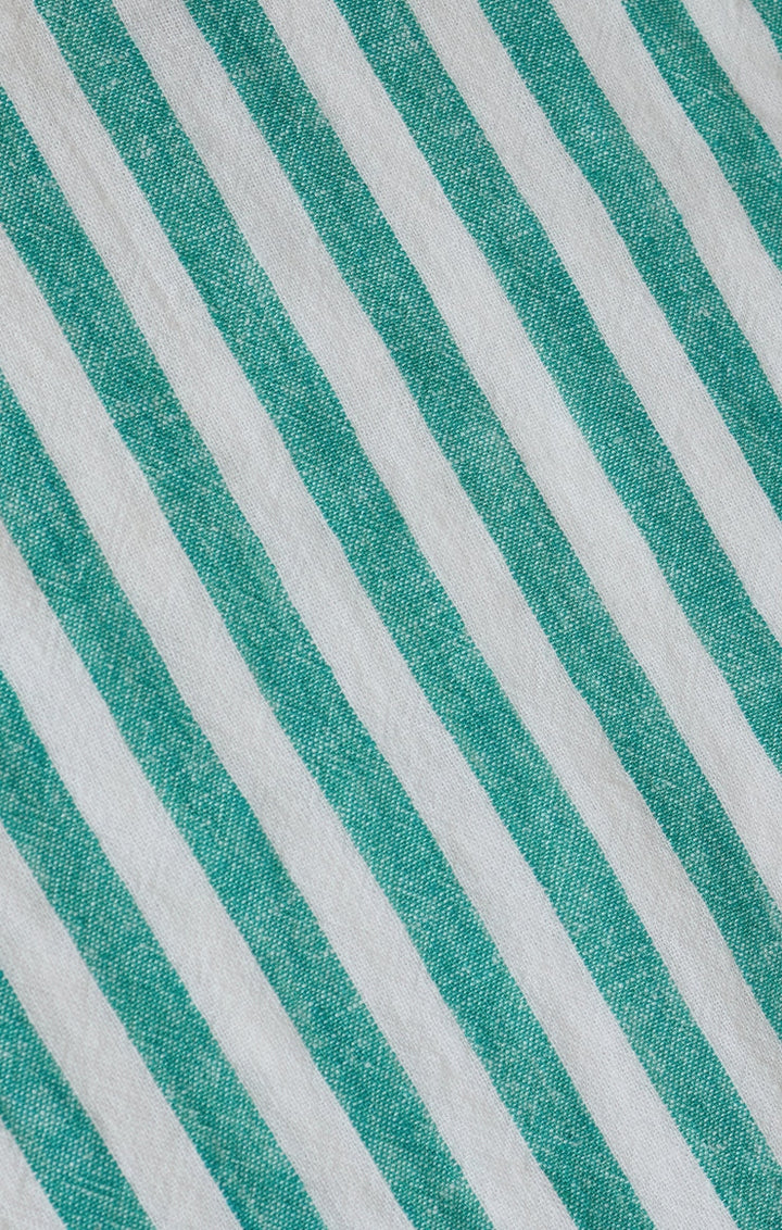 The Perfect Stripped Linen Top in La Palma
