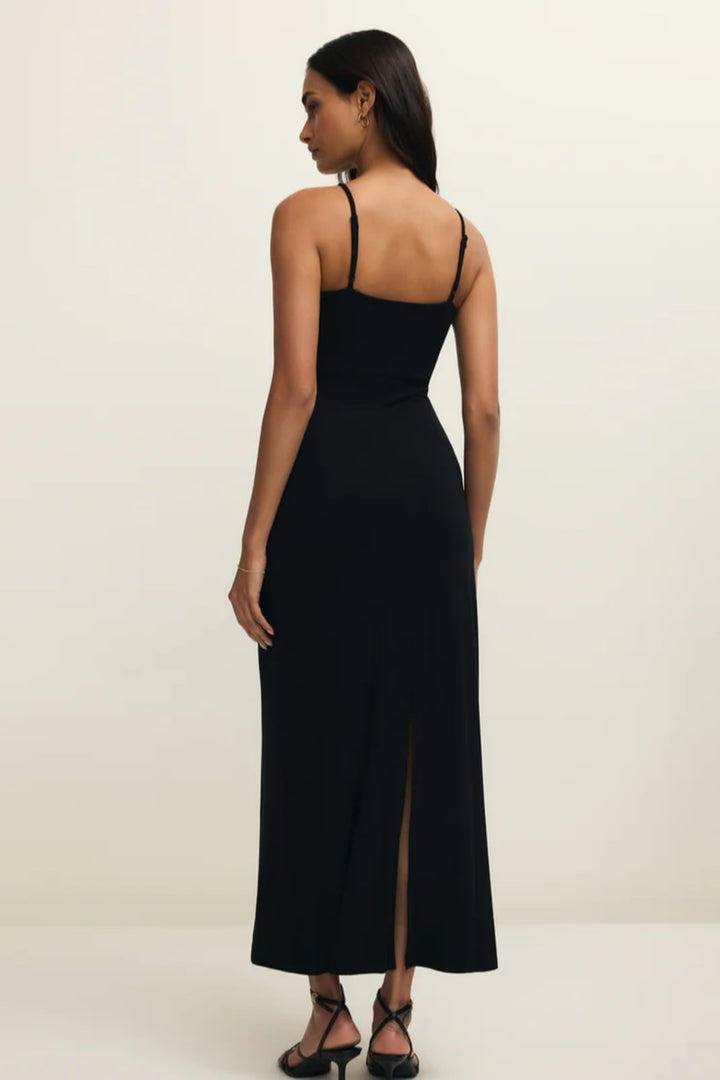 Astoria Midi Dress in Black