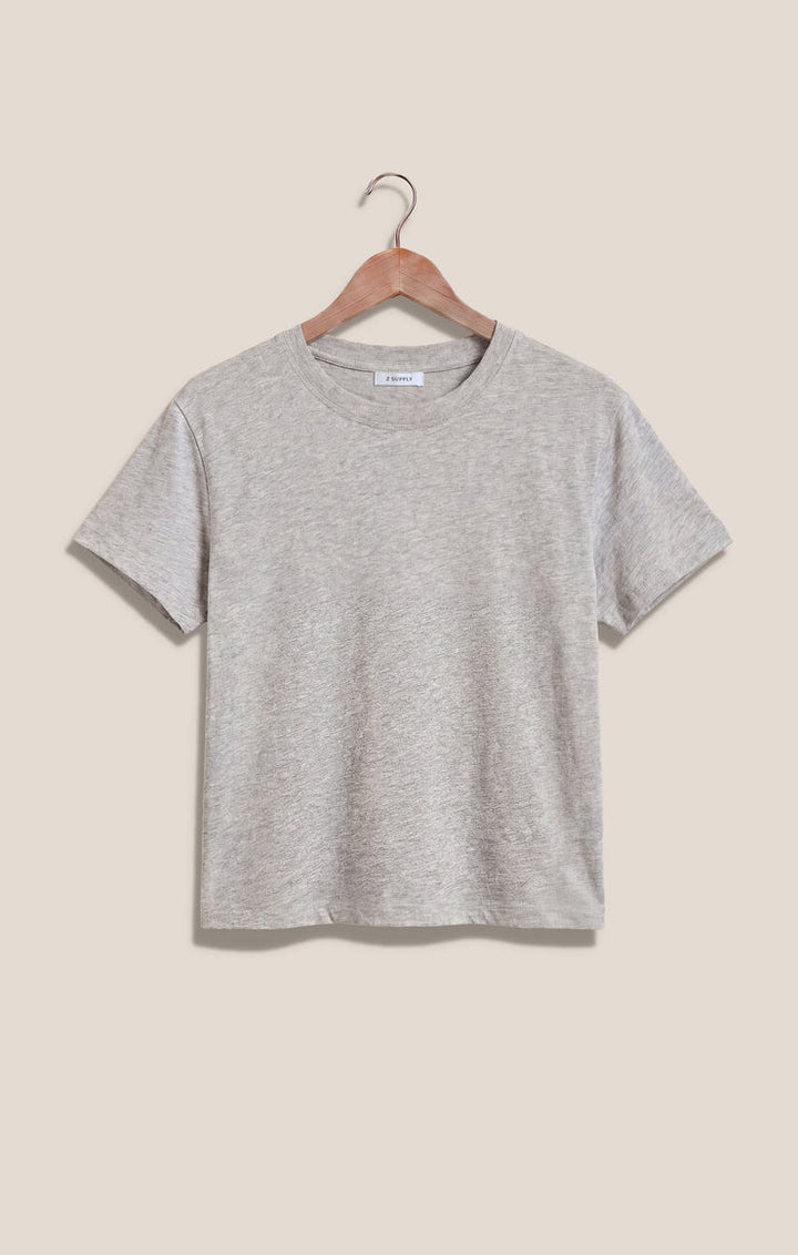 Modern Slub Tee in Ash